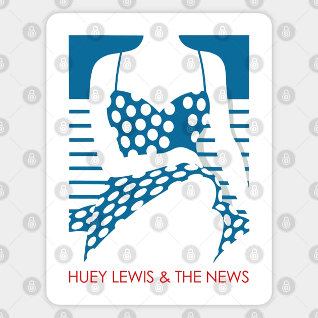 Huey Lewis & The News • Original Retro 80s Style Artwork Magnet by unknown_pleasures